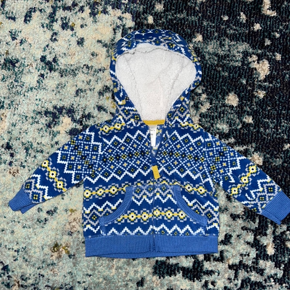Carter’s Fleece Hoodie Jacket 6 months
